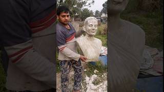 Fiberglass Model Custing techniques #claysculpture #youtubeshorts #fiberglass sculpture