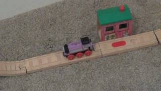 Thomas wooden railroad layout