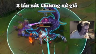 2 lần sát thương sứ giả, Ông trùm shaco thể hiện tư duy chơi game