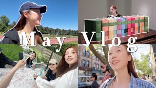 May Vlog｜夏天终于来了？｜每周灵感汲取日｜在AGO遇见很喜欢的艺术家｜小🍐的运动会｜被Dior口红新包装戳中｜给朋友们过生日｜