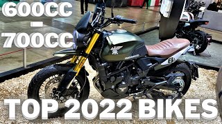 2022 Top 20 Best Bikes Between 600cc  - 700cc Engines