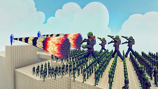 100x ZOMBIE  vs 2x EVERY GOD - Totally Accurate Battle Simulator TABS