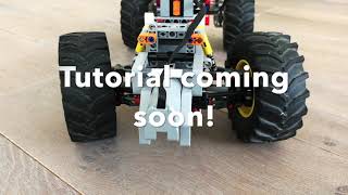 Lego Technic - Drive, steering, and suspension unit - Final product, test drive