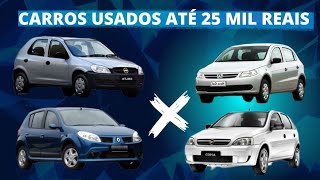 Melhores carros usados até 25 mil reais em 2022! melhor custo benefício, economia, tabela Fipe!