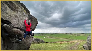 Easy access beginner bouldering: Almscliff