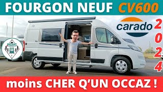 BAISSE DE PRIX !! Présentation FOURGON CARADO CV600 NEUF 2024 - cher qu'un OCCASION !  *Instant CC*