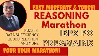 IBPS PO 2023 PRE AND MAINS MARATHON II REASONING 4 HOUR MARATHON.ii #ibpsporeasoning #ibpspo2023