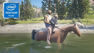 Completing RDR2 in Potato Graphics.. (JACK FISHING, PART 7)