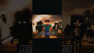 Herobrine Animation Edit #treanding #attitude #daku #herobrine #minecraft shorts #reepicshorts