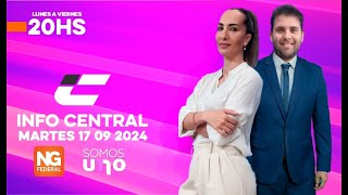 🟠EN VIVO NG FEDERAL - INFO FEDERAL EDICIÓN CENTRAL  - MARTES 17.09.2024📺