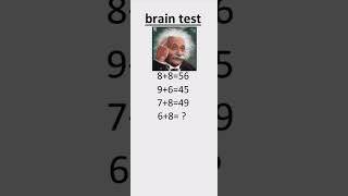 brain test 🧐 Only for Genius #shorts