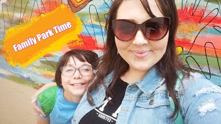 🥏😆🥏FAMILY FUN AT THE PARK WITH BUBBLES AND SLIME😆