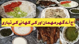 AJ HUMARY GHAR MEHMAN AY OR UN KI dAWAT KI TYARI #cooking