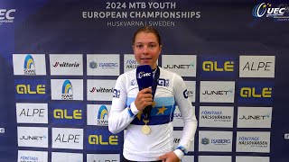 #EuroMTBYouth24 | Shana Huber interview