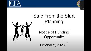 Safe from the Start Planning NOFO Technical Assistance Webinar