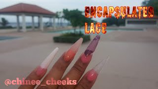 ◇Encapsulated lace◇How to|Cheeks