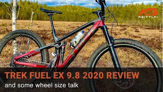 TREK FUEL EX 9.8 2020 arvostelu | ja pohdintoja kiekkokokoon liittyen (29 vs 26)