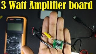 3 Watt Amplifier board