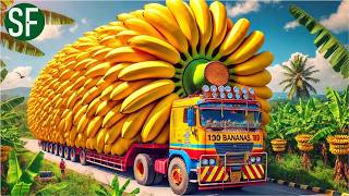 How Millions of Tons of Bananas Are Harvested and Made into Banana Chips | Farming Documentary