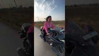 Hot Girl bike rider || bike rider Indian girl || princi sanju 99 || bike stunt video status