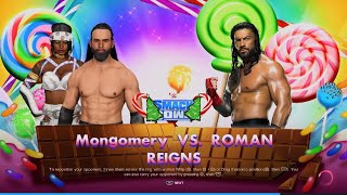 WWE 2K23 Montgomery vs Roman Reigns