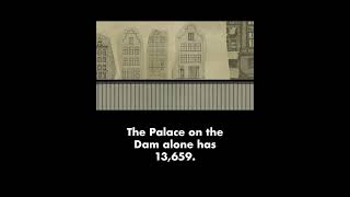 Why do Amsterdam's houses lean? #historyshorts #amsterdamhistory #historytour #amsterdamholidays