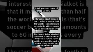 Sialkot Pakistan Home Of More then half the world's footballs.#worldcup #qatar #football #fifa22