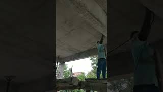 rcc slab hacking #shorts #construction #rcc #hacking #youtube #builders#sitework #slab#beam#1million