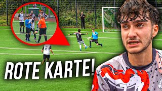 IRRES KREISLIGA SPIEL - TORWART KRIEGT ROTE KARTE!