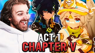 Natlan 5.0 Archon Quest Chapter V Act 1 | Genshin Impact 5.0 Full Playthrough (Reaction)