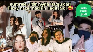 Romantisnya rizkinazar dibperayaan ulang tahun Syifa Hadju hadirin Fadil jaidi