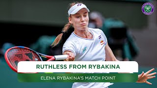 Elena Rybakina | Winning moment | Quarter-final | Wimbledon 2024