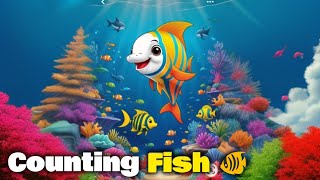 Counting Fish 🐟 | Kid's Poem | Nursery Rhymes & Kids Songs 2024