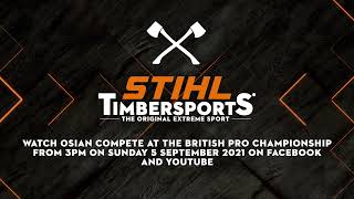 Osian Williams | STIHL TIMBERSPORTS® | British Pro Championship | STIHL GB