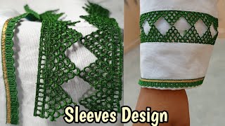 Simple Sleeves design cutting and stitching || Aneela fashion's