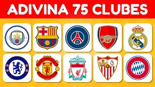 Adivina 75 Clubes de Fútbol (Especial Europa) | Quiz de Logotipos de Fútbol 2023