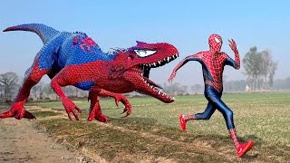 Homem Aranha e a História do Dinossauro T-Rex Aranha ( Filme Completo 2024 ) #dinossaur