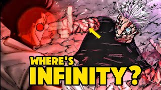 Why Gojo’s Infinity STOPPED Working in Sukuna’s Malevolent Shrine