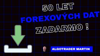 50 let forexových dat ve StrategyQuantu zadarmo!