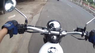 Test Ride Honda CB Jadul Custom