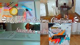 LGS Ders Çalışma Günlüğüm #5 ❤️ | Sessiz Vlog 🍜 | Vitamin LGS 📚 | Nisaa and Coffee