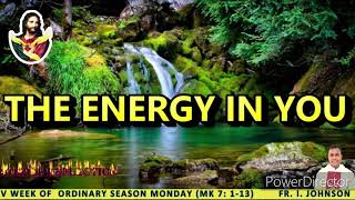 Theme: The Energy in You, February 8, 2021, Fr. I.  Johnson