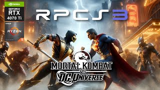 Mortal Kombat vs. DC Universe - RPCS3 Gameplay [2.5k] R5600x + 4070 ti