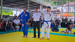 SEMIFINAL ABSOLUTO AZUL  / PEDRO ARTABAM X JULIO - 17° INTERNO MARANGONI BJJ