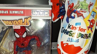 Unboxing #uovadipasqua #Marvel #kinder 1 e #Spiderman metal fig ho trovato quello che volevo