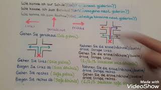 52-YOL TARİFİ(WEGBESCHREİBUNG)