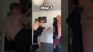 360/Body to Head Kick Tutorial🔥#shorts