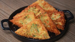 After discovering this recipe, I just want to make bread like this | Crispy Bread Toast Recipe