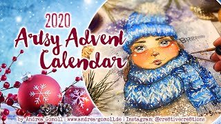 Artsy Advent Calendar 2020: Whimsical Winter Girl