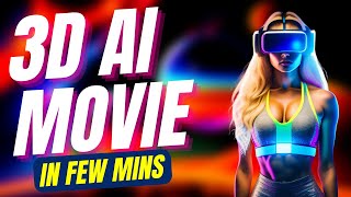 AI Animation Generator : Create YOUR OWN 3D Movie With AI in just 10mints